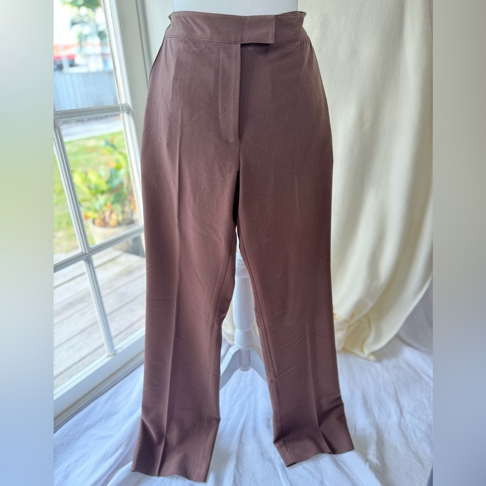 Chocolate Brown Women's Straight Leg Pants